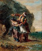 Eugene Delacroix Selim and Zuleika oil